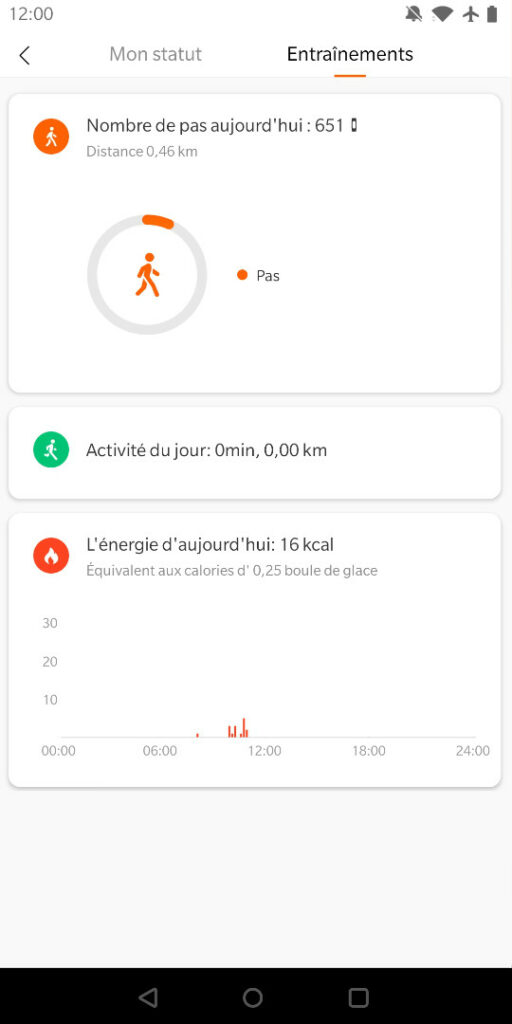entrainements