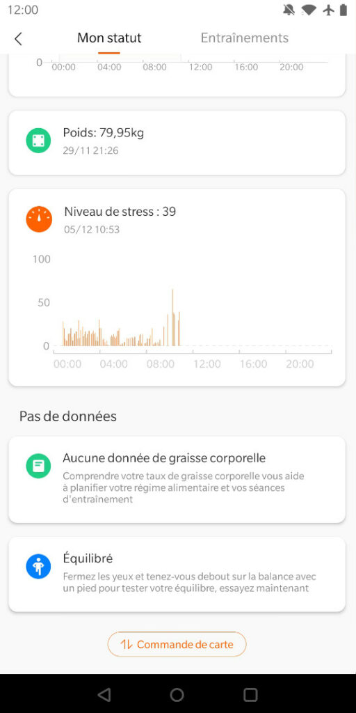 suivi entrainement mi fit