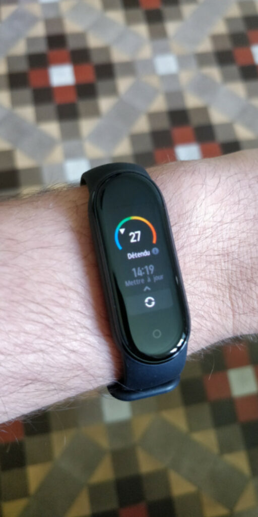 xiaomi mi band 5 stress