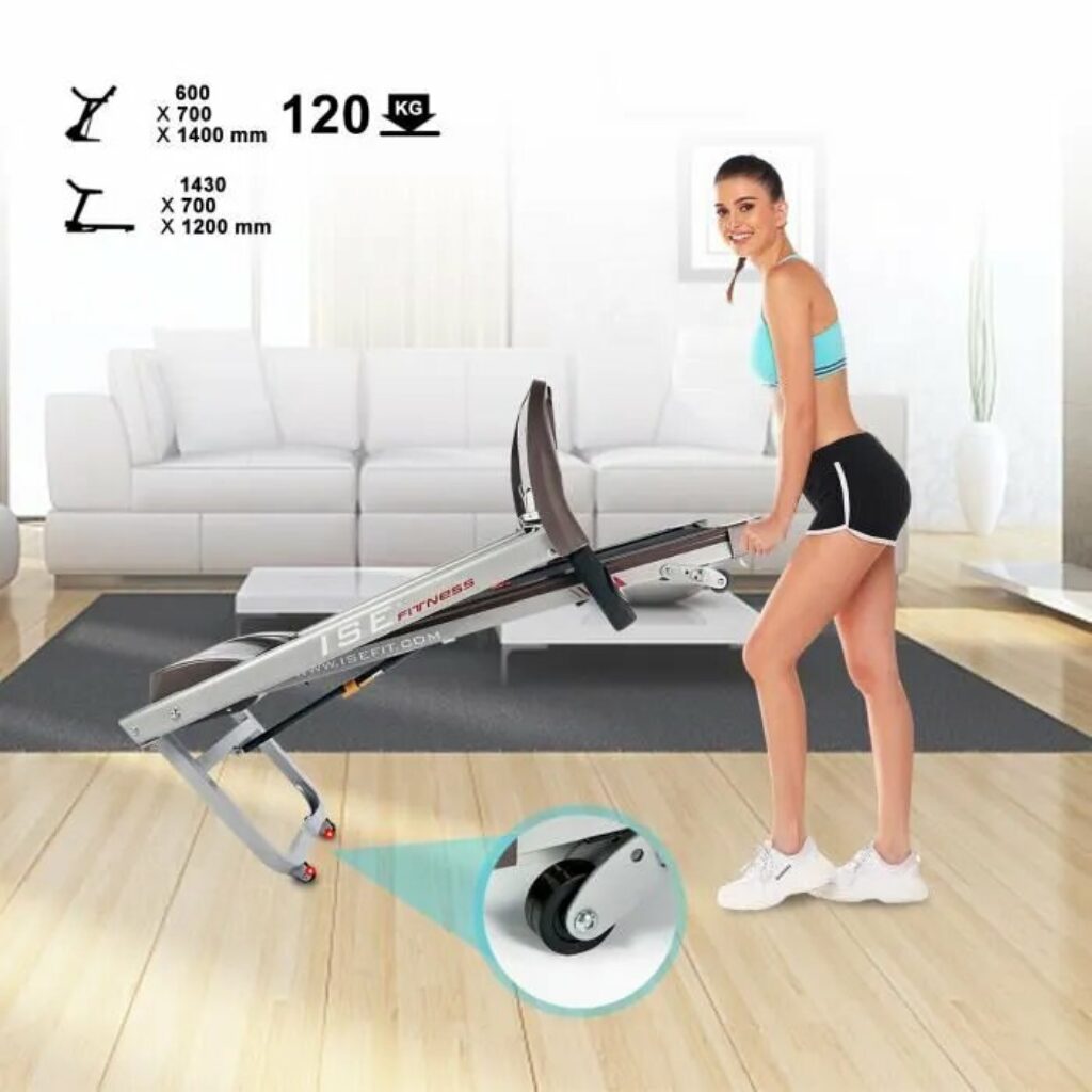 tapis de course pliable ise t2708