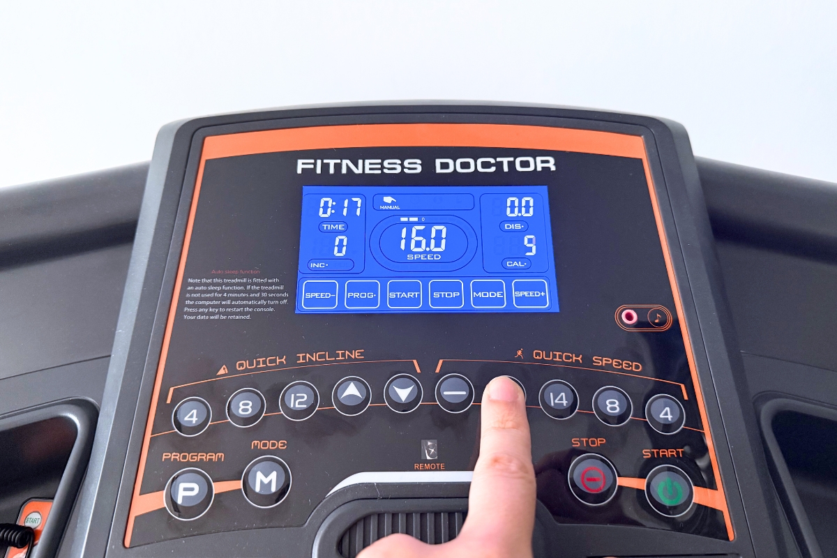 fitness doctor x trail 3 vitesse maximale