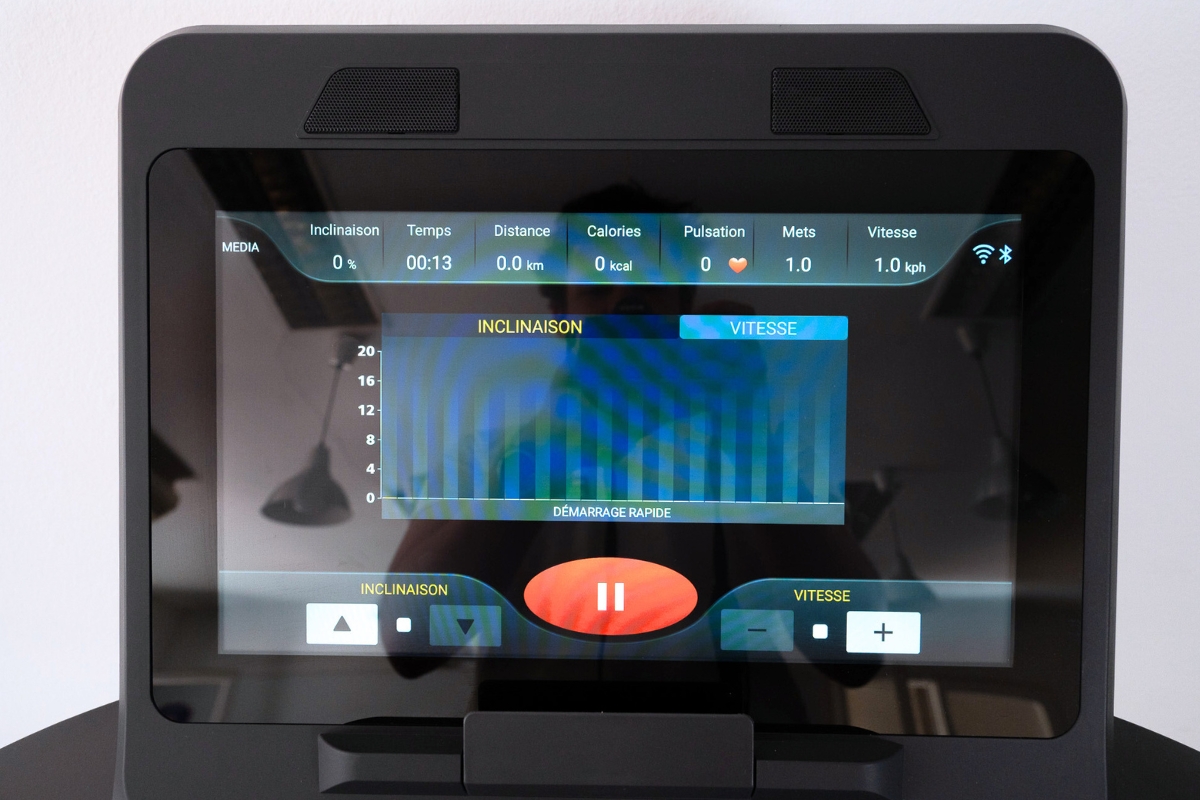 écran infos séance lynx konect 2.0