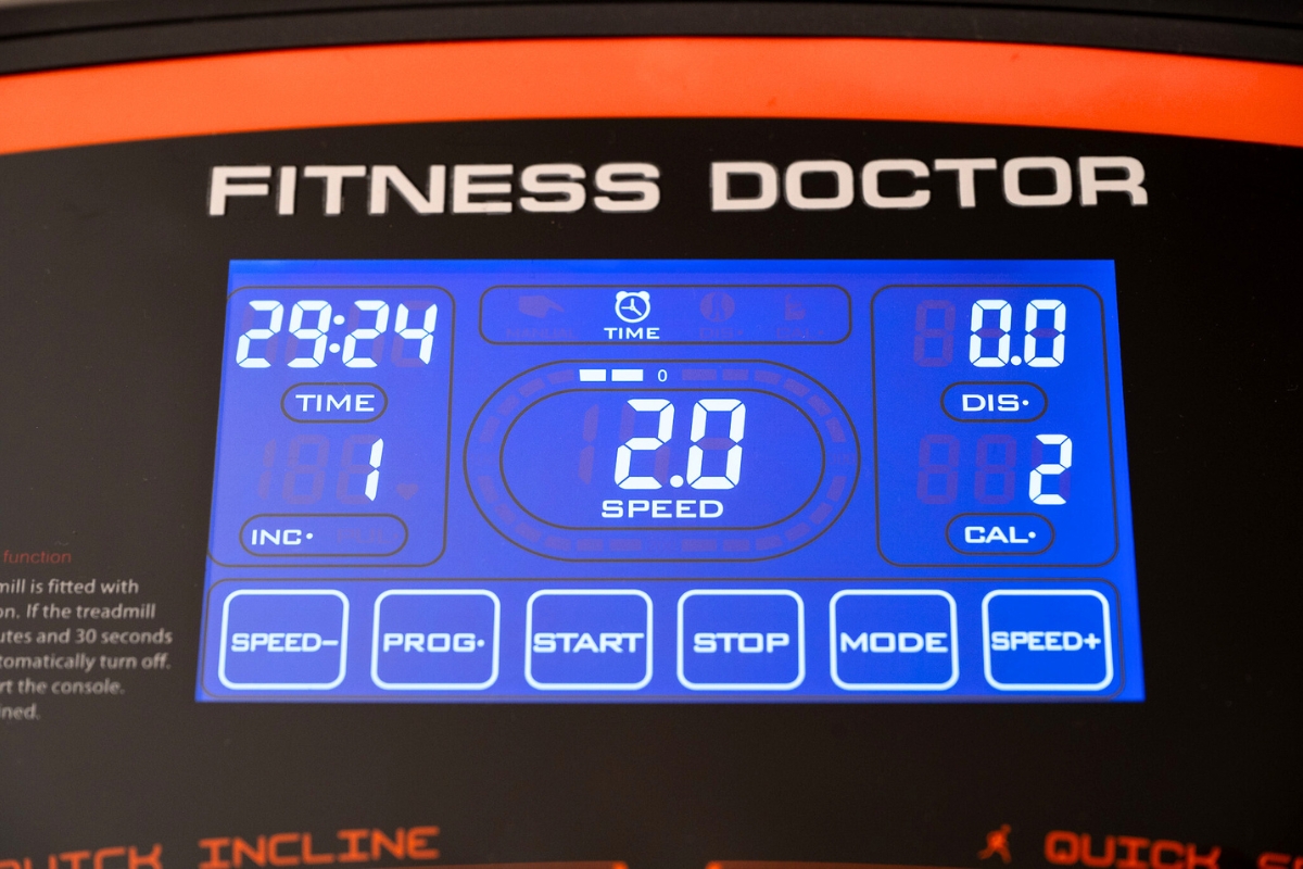 fitness doctor x trail 3 infos écran séance