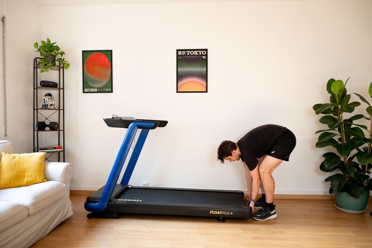 déplacement reebok fr30z tapis de course