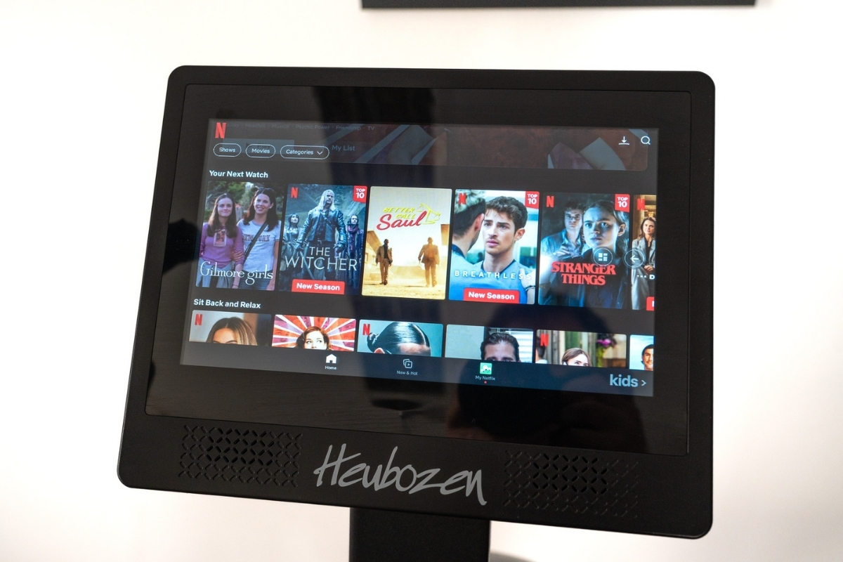 heubozen trooper konect netflix vélo elliptique