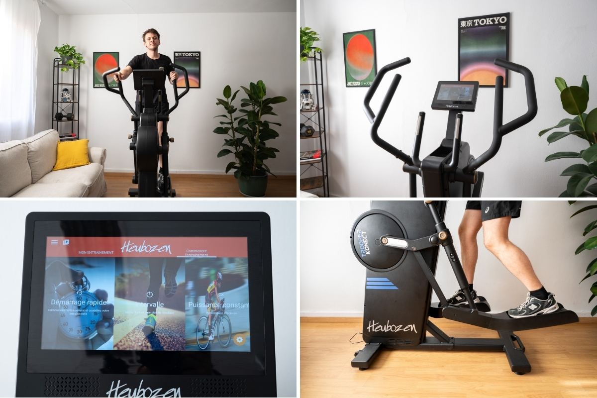 vélo elliptique heubozen trooper konect test avis